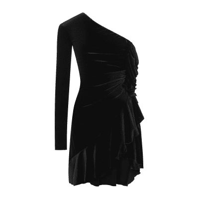 Платье бархатное